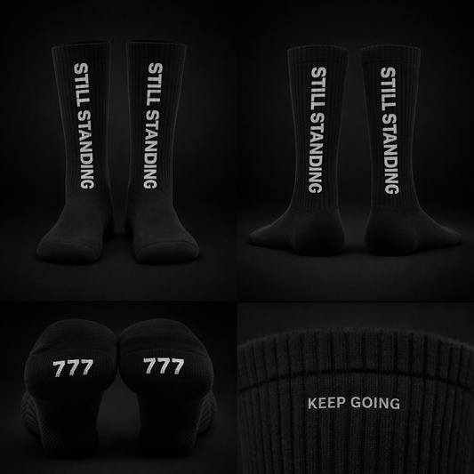 Still Standing 777 Crew Sock